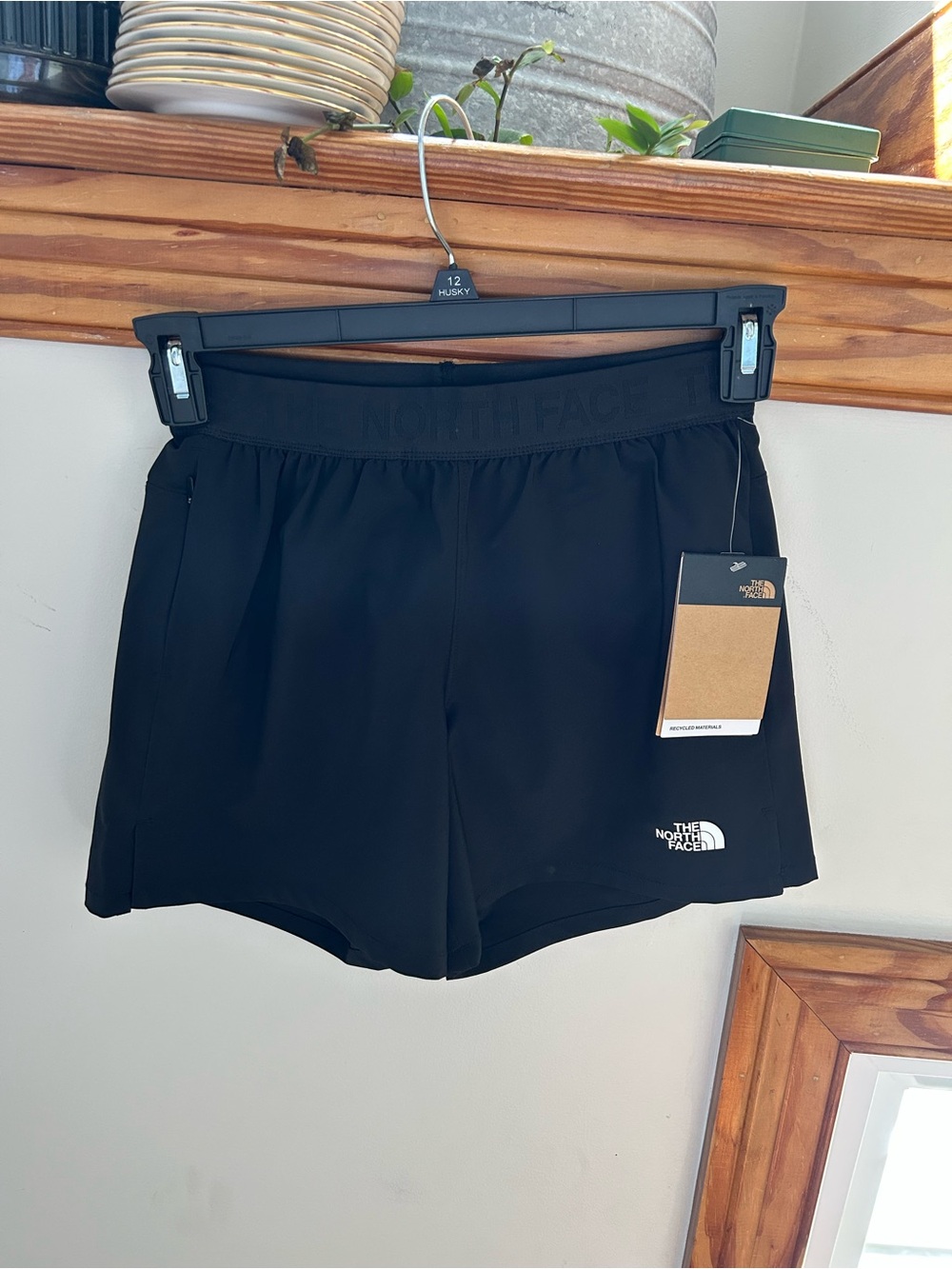 The North Face Black Women's Athletic Shorts - Logo Detail